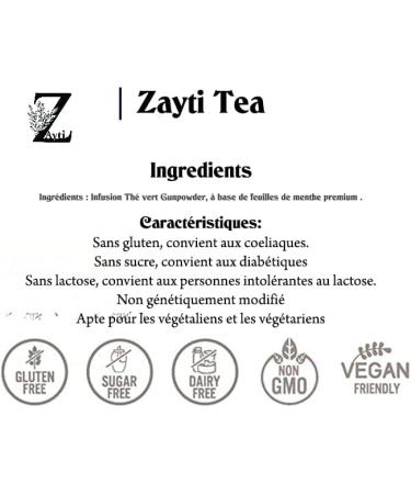 Moroccan Green Tea with Dried Sweet Mint - Premium Quality Moroccan Green Tea Box of 160 g - Buy Online on GoSupps.com