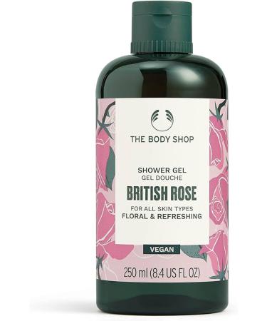 The-Bo.dy-Shop Vegan British Rose Shower Gel 250 ML - For All Skin Types | Cleanse & Refresh