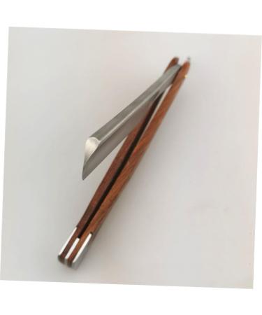 Magiclulu 3ST Straight Hairdresser Razor & Manscaped Trimmer for Men | Stainless Steel Inoxlm Razor Blade & Metal Spatula for Precision Grooming - Buy Online on GoSupps.com