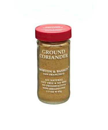 Morton & Bassett Ground Coriander, 1.5-Ounce jar