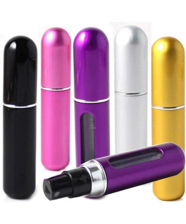 8 Pcs Mini Perfume Atomizer Bottles Perfume Atomizer Refillable Travel Bottles Perfume 5ml Portable Mini Bottle for Travel Spray Scent Pump Case Multicolor Royal Blue Bright Pink Red/Rose Red Light Pink Golden Silver Black Green - Buy Online on GoSupps.com