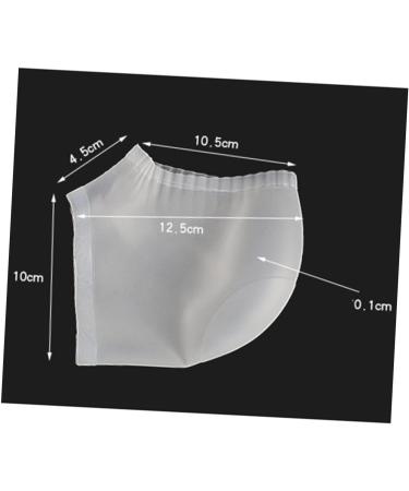 Healeved 3 Pairs Foot Care Protector Breathable Socks Heel Cups for Heel Pains Gelt Silicone Gel Cracked Heel Sleeves Silicone Heel Protectors Shoe Inserts Moisturizing Socks Soft White - Buy Online on GoSupps.com