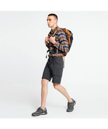 Maamgic Men's Waterproof Quick Dry Cargo Hiking Shorts - Charcoal, Size 33 | Perfect for Camping, Fishing, and Outdoor Activities - Buy Online on GoSupps.com