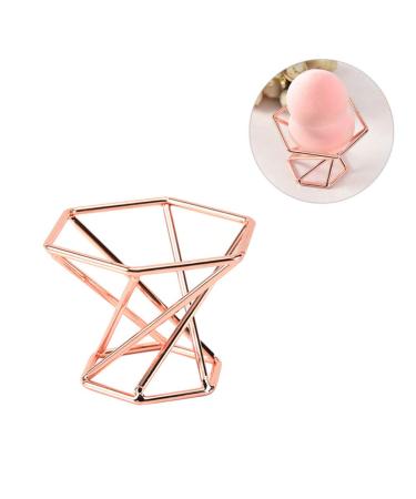Lurrose Makeup Sponge Holder - 2 Piece Metal Drying Stand for Egg Powder Puff - Rose Gold Display Stands - International Shipping Available - Buy Online on GoSupps.com
