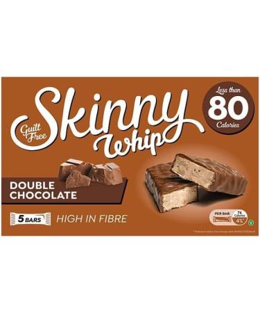 (3 Pack) Skinny Whip Guilt Free Bars | Double Chocolate | Mint & Dark Chocolate | Coconut & Dark Chocolate 15 Bars in Total. - Buy Online on GoSupps.com