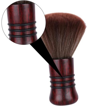 Beavorty 1PC fiber wool Powder Mineral Brush tool Hairdressing Hair Brush neck dust brush wooden handle hair brush soft bristle cleaning Hair Brush travel makeup brush hair - Buy Online on GoSupps.com