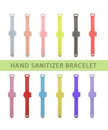 UISI Silicone Bracelet - Disposable Portable Hand Sanitizer Wristband (Clear Pink) - Ideal for Adults and Children - Buy Online on GoSupps.com