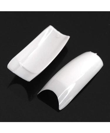 TRIXES 500 White French False Acrylic Nail Art Tips - Perfect for Gel Makeup - Buy Online on GoSupps.com