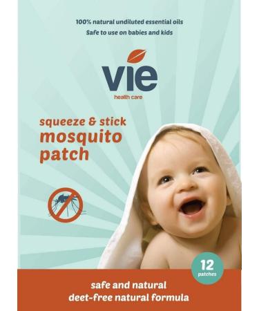 VIE Squeeze & Stick Mosquito Patches (24 Patches) 24 Count (Pack of 1) Vie - 24 Patches