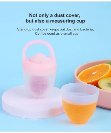2 Pack Baby Food Feeder Pacifier - Silicone Nibbler & Teether Combo for Teething Relief - BPA Free Infant Training Toy (2PCS) - Buy Online on GoSupps.com