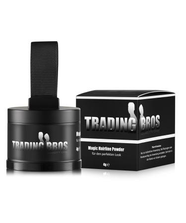Trading Bros Magic Hairline Powder Root Powder for Men Women Perfection Waterproof Hair Makeup Dark Brown 4g