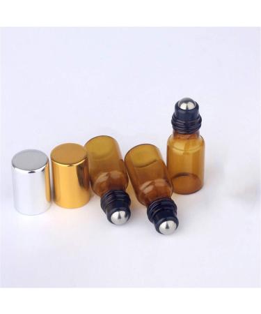 ShulishishiShop: Premium Roll-On Glass Bottles for Essential Oils | Aromatherapy & Perfume | Silver Glass Roller Bottles - Buy Online on GoSupps.com
