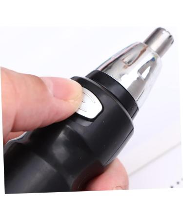 DECOMELODY Electric Ear Hair Trimmer Safe Painless Stylish Design for Face Care Without Battery for Home Use Travel Black - Buy Online on GoSupps.com