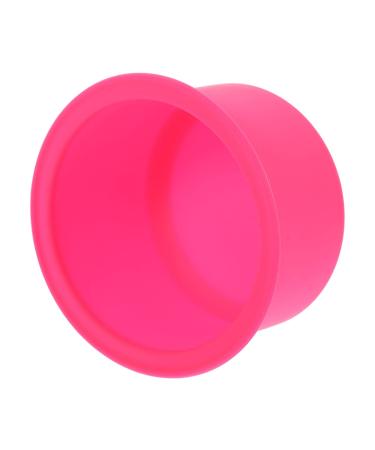 Exceart bowl for melting waxed wax wax shell wax warmer made of silicone removable growth cup cup for melting hot wax wax warmer bowl pebblel liner heating pot rosy 12x12cm