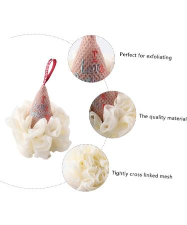 1pc Ice Cream Bath Ball Mesh Bath Pouf Men Body Wash Bath Sponge Mesh Bath Shower Sponge Sensitive Body Wash Mens Body Wash Exfoliating Sponge Puff Ball or White Anti-Separation - Buy Online on GoSupps.com