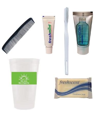 10 Basic Hygiene & Toiletry Kits for Men, Women, Children - Ideal for Homeless, Charity, NonProfit Organizations - Buy Online on GoSupps.com