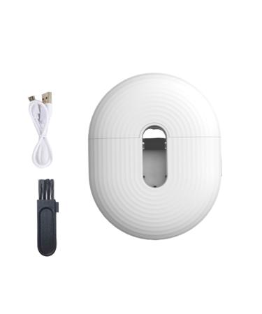 WNDUOKXH Nail Clippers Adult Manicures and Grinders Back Storage to Prevent Debris Splashing Electric Nail Clippers Easy to Carry White