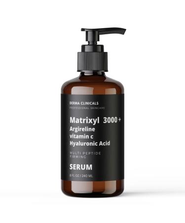 Matrixyl 3000 + Argireline Vitamin C Hyaluronic Acid Serum Anti-Aging Face Serum Anti-Wrinkle Serum for face Multi Peptide Firming Serum - 8oz