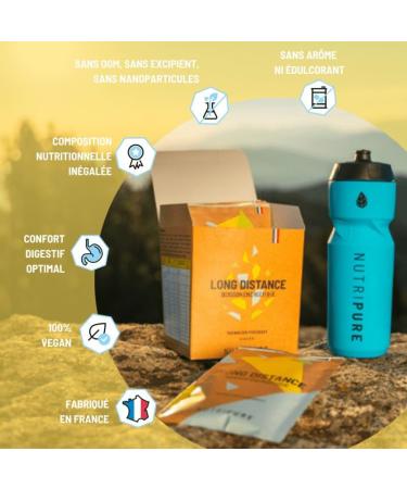  NUTRIPURE Nutripure | Long Distance Energy Drink | Endurance Recovery Digestive Comfort | Maltodextrin Fructose BCAA Vitamins Electrolytes | Neutral Taste | 40g x 12 - Buy Online on GoSupps.com
