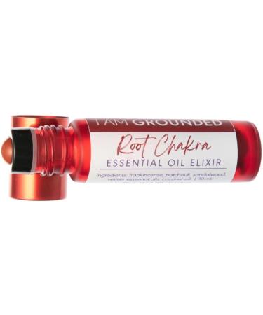I Am Grounded Essential Oil Elixir - Root Chakra - Safety - Security - Stability (10 ml Dropper Bottle) - Buy Online on GoSupps.com