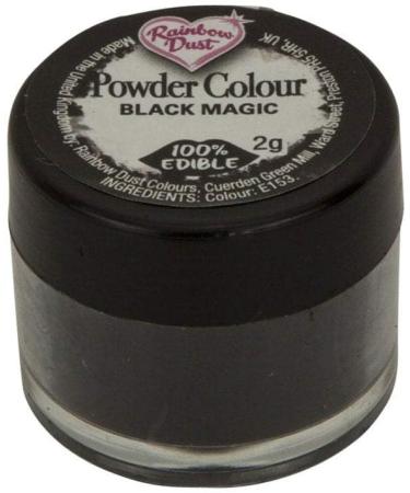 Rainbow Dust Powder Colour Edible Cake Decoration - Black Magic - Buy Online on GoSupps.com