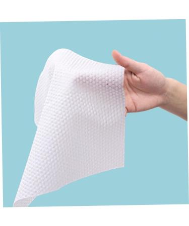 100PCS Disposable Face Towels - Facial Cleansing Tissue & Makeup Remover Cotton Wipes for All Skin Types - Buy Online on GoSupps.com