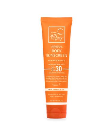 Suntegrity Mineral Body Sunscreen SPF 30 - Orange - 5 Oz.