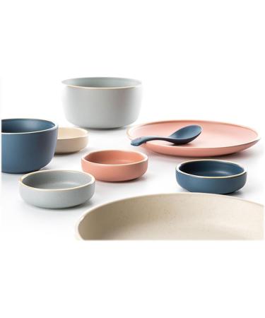 Fruit Bowl Snack Containers Dip Bowl Set Ceramic Condiments Snack Serving Plate Round Suitable for Salad Spices Spice Snacks and Appetizers 5pc Breakfast Bowls (Color : B) (B) - Buy Online on GoSupps.com