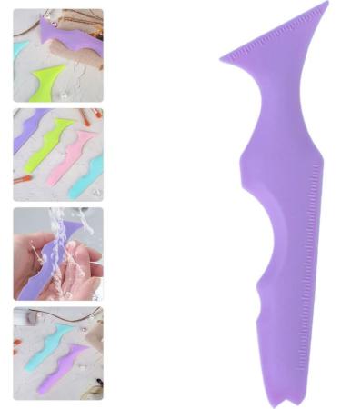 BESPORTBLE Silicone Beauty Ruler Eye Shadow Makeup Organizer Bag Eyeshadow Eyebrow Trimming Travel Violet - Buy Online on GoSupps.com