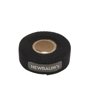 Newbaum's Cloth Bike Handlebar Tape (Black), 10 ft Roll Bike Bar Grip Tape (0.75 Wide), Cotton Bar Tape Road Bike, Adhesive Back Bike Tape for Handlebars  Black Grip Tape (22 Colors) 1 Pack Black