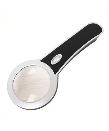 High-end Emperor Hand-held Light HD LED Curved Curved Magnifying Glass Acrylic Optical HD Lens 98875 Magnifiers