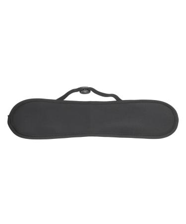 Neck Castor Oil Wrap Reusable Castor Oil Pack for Pain Relief for Sleep (Black)