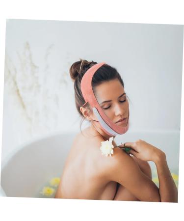 FOMIYES 1pc Thin Belt V Line Lifting Chin Strap Belt v Line Shaper Belt Slimming Shaper Band Lift Woman Mercerized Cloth Anti-aging 60X10.5X1cm Orange - Buy Online on GoSupps.com