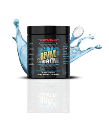 Revive King Creatine Unflavored Pure Creatine Monohydrate 10.58 oz 60 Servings