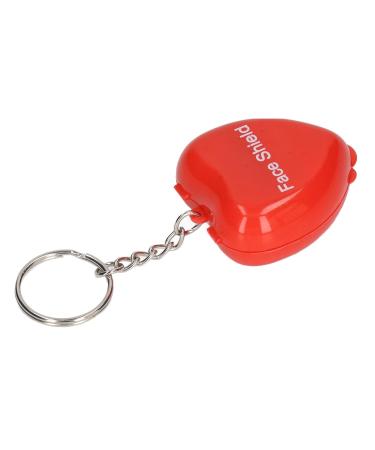 6pcs CPR Face Shield Keychain Set for Home | Portable Cardiopulmonary Resuscitation Face Shield - Buy Online on GoSupps.com