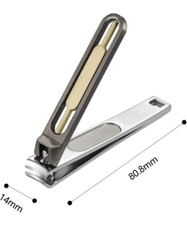 SVAASA Nail Clippers Flat Head Fingernail Thicken Carbon Steel Trimmer Professional Adult Cutter Toenail Large Nail Clippers Ergonomic Manicure Tool - Buy Online on GoSupps.com