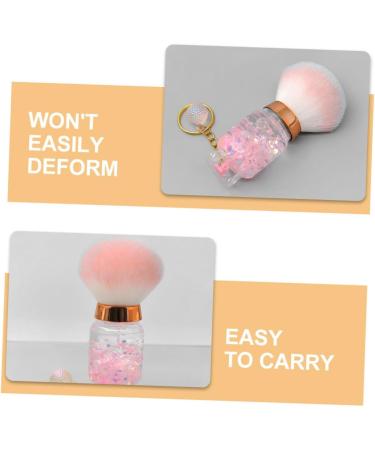 PLAFOPE Nail Dust Brush Women Makeup Tools Powder Makeup Brush Makeup Brush for Powder Blush Brush for Women Powder Brush Blush Brush for Cheeks Facial Makeup Brush Cosmetics Tools 9.00X3.50X3.50CM Pink - Buy Online on GoSupps.com