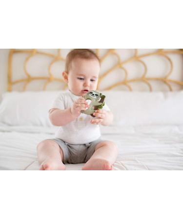 Loulou Lollipop Silicone Teether & Holder Clip Bundle - Sloth/Sweetheart Multi - Buy Online on GoSupps.com