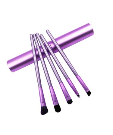 SOESFOUFU 5pcs Makeup Brush Eye Shadow Brush Eyeshadow Brush Purple
