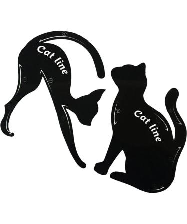 Didiseaon 2pcs Eye Stencil Eyeliner Stencil Eyeshadow Stencil Template Auxiliary Tool - Buy Online on GoSupps.com