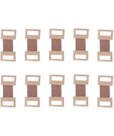 10Pcs Skin Color Elastic Bandage Clips Bandage Wrap Clips Stretch Metal Clips Ace Bandage Large Bandaids Replaceable Wrap Clips Adhesive Bandages for Various Types Bandages Adhesive Bandages