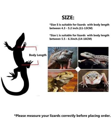 Lizard Clothes for Bearded Dragons Reptile Apparel Handmade Cotton Material Hoodies Sweater for Skin Protection Photo Party for Crested Gecko Chameleon Purple L - Buy Online on GoSupps.com