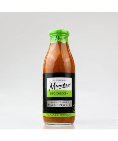 Mumtaz BBQ CHICKEN Marinade Sauce 500g 15 Minute Magic Marinade Medium Spiced BBQ-Grill-Roast-Stir or Air fry All Natural Ingredients Gluten Free Vegan Friendly.