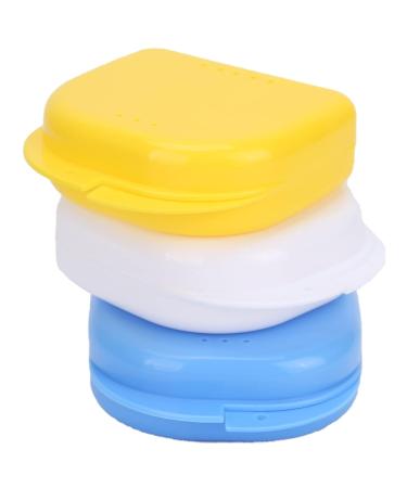 Buy Practical 3-Color Denture Box Container | Durable & Stylish Travel Case for Home Use | International Shipping Available - Buy Online on GoSupps.com