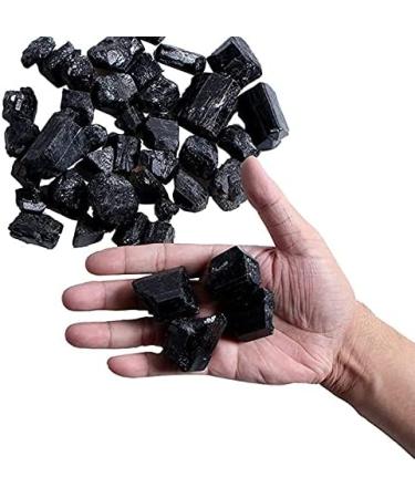 100G/Bag Natural Black Tourmaline Crystal Rough Stone Rock Specimen Natural Stones and Minerals Fine Stone - Buy Online on GoSupps.com