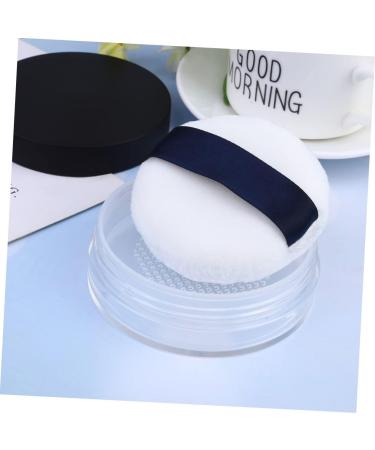 FOMIYES Powder Puff Case Cosmetic Powder Containers Black Cosmetic Containers Makeup Containers - Buy Online on GoSupps.com