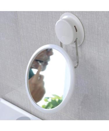 Tookie Fogless Shower Mirror - 360 Rotatable Stainless Steel Make Up Mirror for Bathroom - Buy Online on GoSupps.com