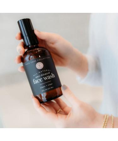 Rowe Casa Organics Anti-Blemish Face Wash | All-Natural Cleansing for All Skin Types | Moisturizes & Refreshes | 8 FL OZ - Shop Internationally - Buy Online on GoSupps.com