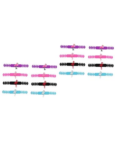 Healeved 24 pieces flamingo-anti-strangle mask PVC band Mask ear buckle hearing protection mask extension tape mask accessories mask adjustment hook earth tones lip gloss 1 piece (1 Pack) as shown