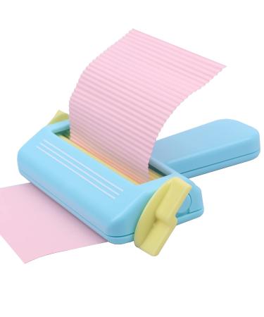 Paper Crimper Paper Craft Tools Paper Quilling Tool Paper Wave Shaper Making Tool for DIY Arts Crafts Scrapbooking (Cyan)